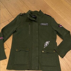Defiant Heritage Army Green sweater